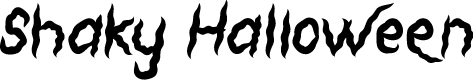 Shaky Halloween