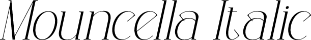 Mouncella Italic