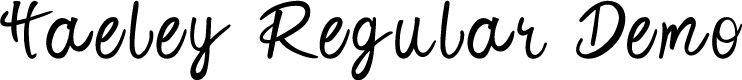 Haeley Regular Demo