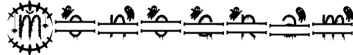 Creepy Halloween Monogram