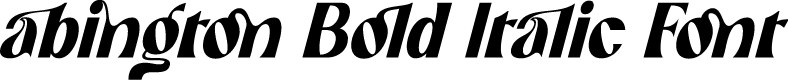 abington-BoldItalic