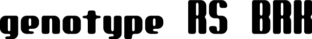 genotype RS BRK
