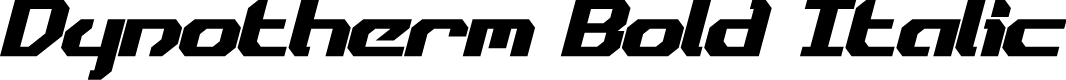 Dynotherm Bold Italic