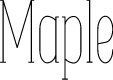 Maple