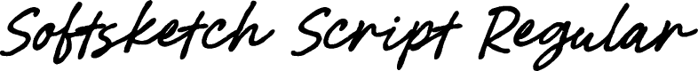 Softsketch Script Regular