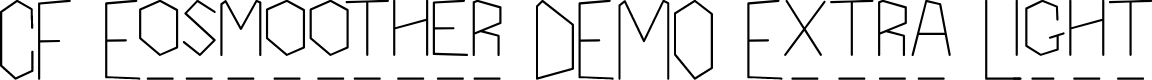 CF Eosmoother DEMO Extra Light