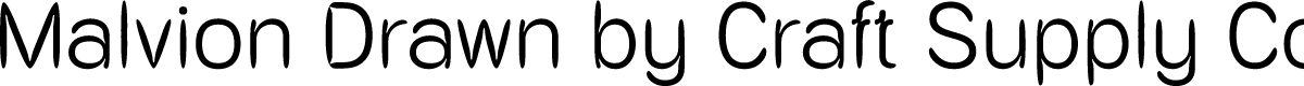 MalvionDrawn-Regular Demo