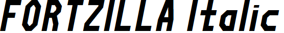 Fortzilla Italic