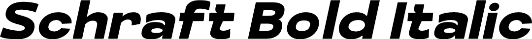 Schraft Bold Italic