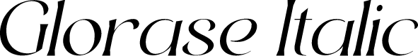 Glorase Italic