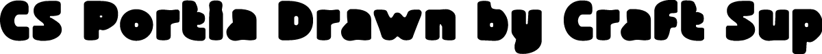 CSPortiaDrawn-Regular Demo