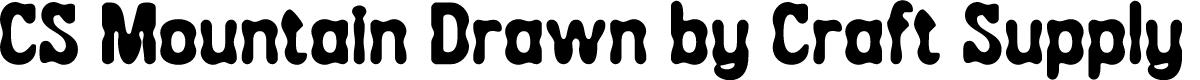CSMountainDrawn-Regular Demo