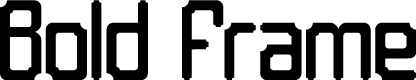 Bold Frame