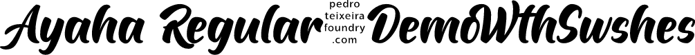 Ayaha Regular-DemoWthSwshes