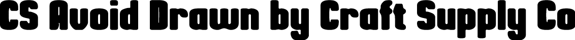 CSAvoidDrawn-Regular Demo