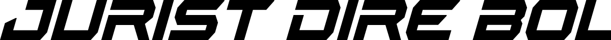 Jurist Dire Bold Super-Italic