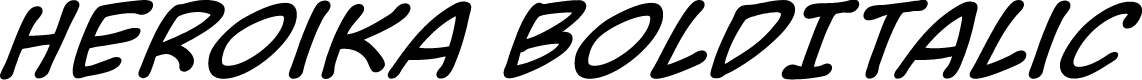 HeroikaNamikus-BoldItalic