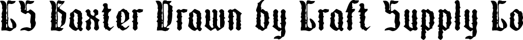 CSBaxterDrawn-Regular Demo