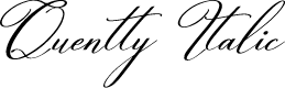 Quentty Italic