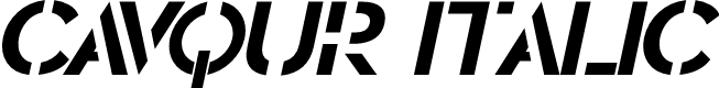 CAVQUR Italic