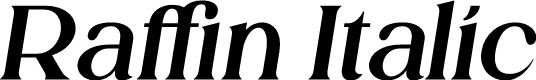 Raffin Italic