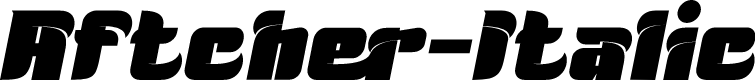 Aftcher-Italic