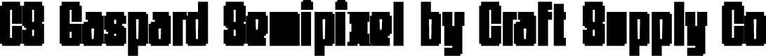 CS Gaspard Semipixel Regular Demo