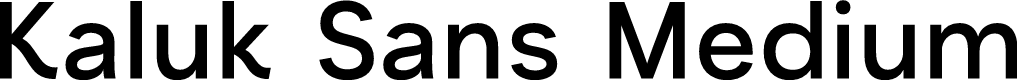 Kaluk Sans Demo Medium