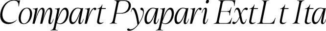 Compart Pyapari ExtLt Ita