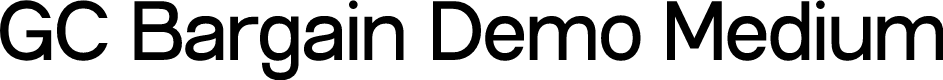 GC Bargain Demo Medium