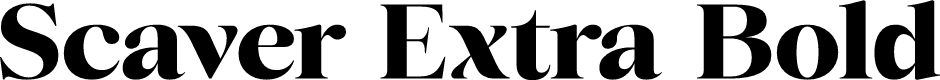 Scaver Extra Bold