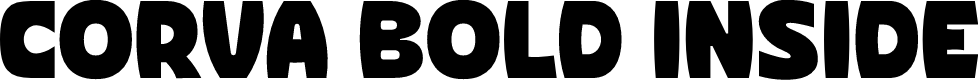 Corva Bold Inside Regular