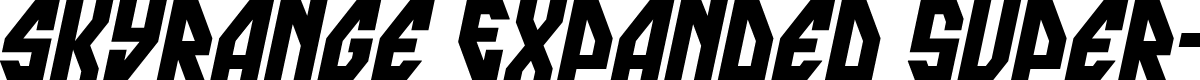 skyrange Expanded Super-Italic