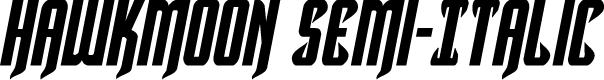 Hawkmoon Semi-Italic