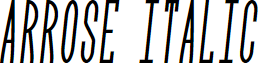 Arrose Italic