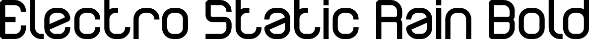 Electro Static Rain Bold