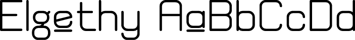 Elgethy Est Upper Bold