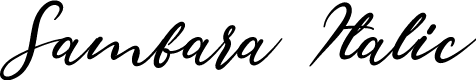 Sambara Italic