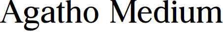 Agatho Medium