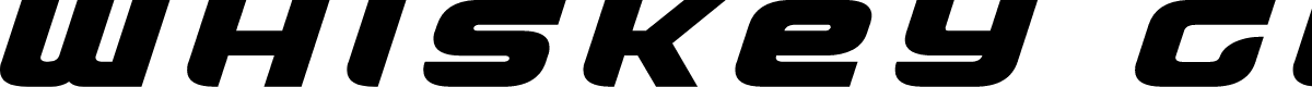 Whiskey Girls Title Italic