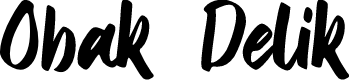 Obak Delik