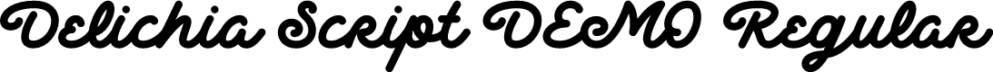 Delichia Script DEMO Regular