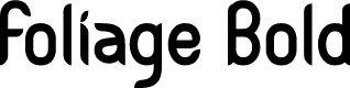 Foliage Bold