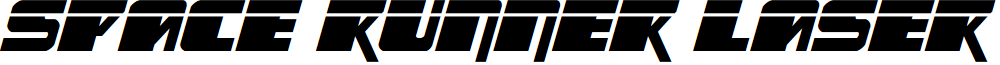 Space Runner Laser Italic
