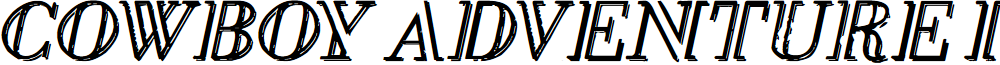Cowboy Adventure Italic