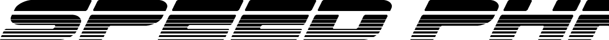 Speed Phreak Halftone Italic