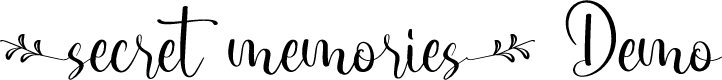 Secret Memories Demo