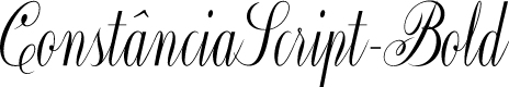 ConstanciaScript-Bold