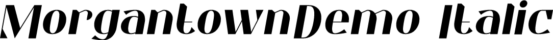 MorgantownDemo Italic