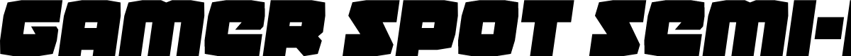 Gamer Spot Semi-Italic